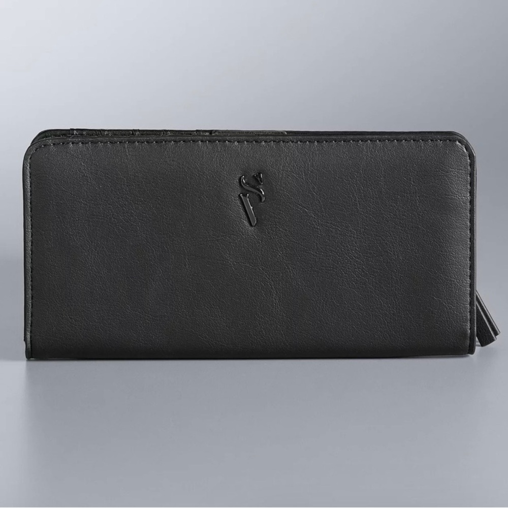 Simply Vera by Vera Wang Signature Wallet in Black